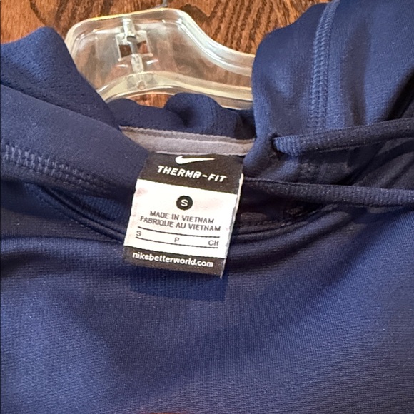 Nike Men's Navy Blue Hoodie with Denver Broncos Logo from Super Bowl 50 - Picture 4 of 6